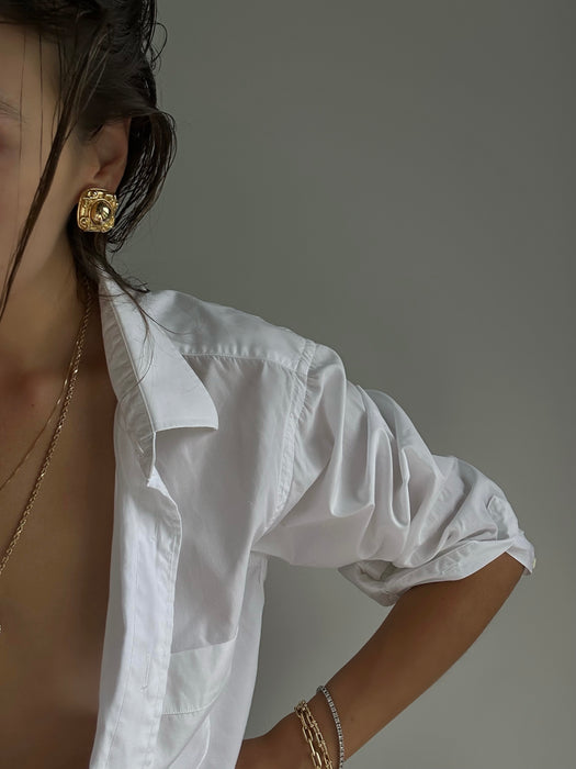 1990's Givenchy Structured Earrings