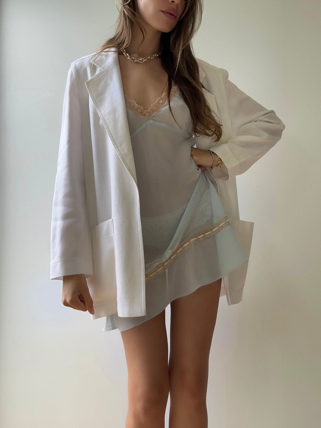 Vintage Sheer Mini Dress