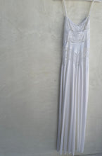 Load image into Gallery viewer, Vintage White Nylon Lace Slip Dress
