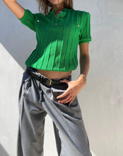 Load image into Gallery viewer, Vintage Celine Polo Knit Blouse
