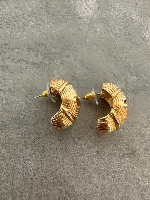 1990's Givenchy Half Moon Earrings