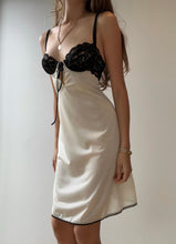 Load image into Gallery viewer, 1990&#39;s White Satin Slip Dress
