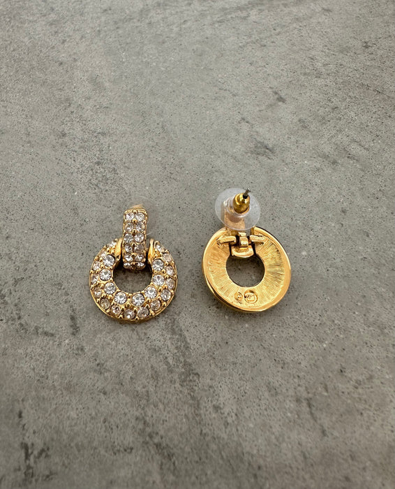 Vintage Savvy by Swarovski Crystal Pierced Earrings