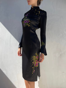 Rare Vintage Guy Laroche Silk Gown
