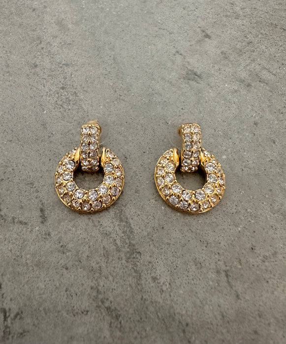 Vintage Savvy by Swarovski Crystal Pierced Earrings