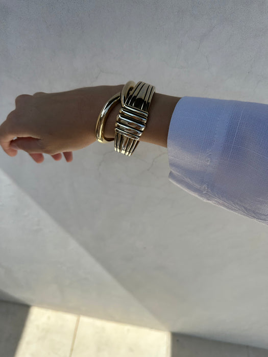 1980's Gold Tone Cuffs
