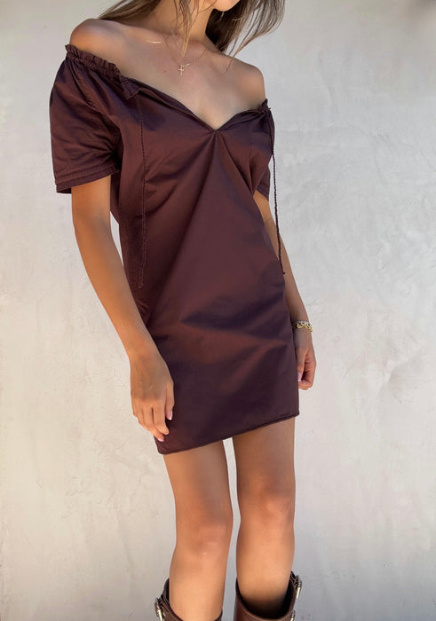 1990's Miu Miu Cotton Poplin Dress