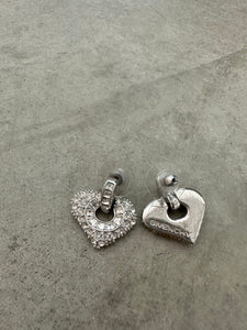 1990s Givenchy Heart Earrings