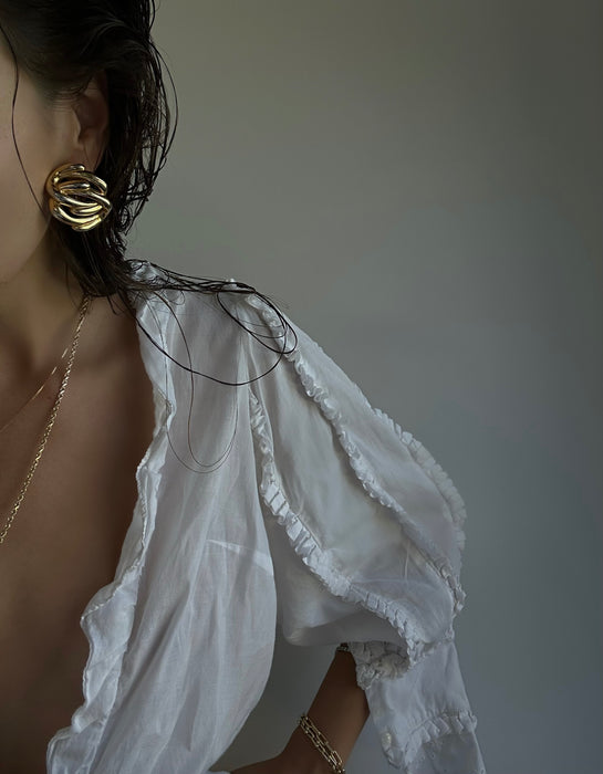 1990's Givenchy Large Knot Earrings