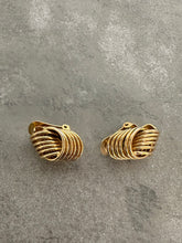 Load image into Gallery viewer, 1990&#39;s Celine Paris Knot Earrings
