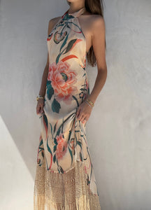 Rare 1990's DVF Silk Gown