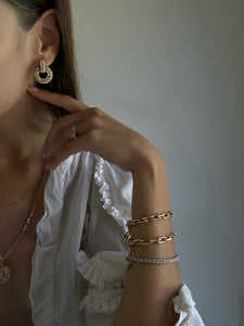 Vintage Savvy by Swarovski Crystal Pierced Earrings
