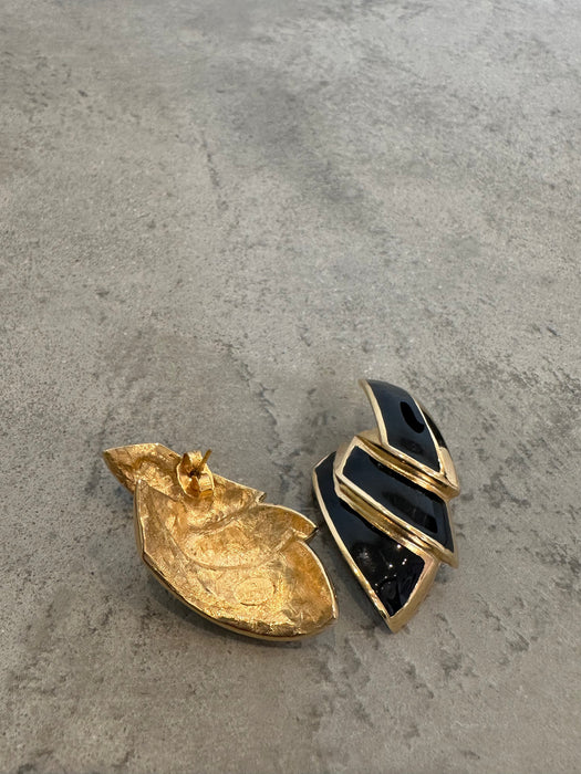 1990's Givenchy Geometric Shape Earrings