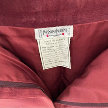 Load image into Gallery viewer, Vintage Yves Saint Laurent 100% Suede Skirt
