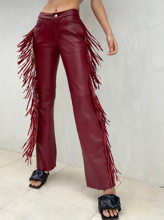 Vintage Leather Hot Pants