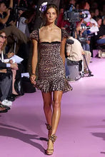 Load image into Gallery viewer, D&amp;G Spring 2004 Runway Leopard Print Dress
