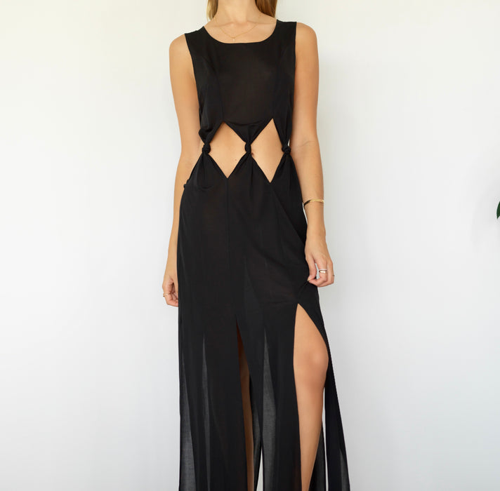 RARE 90's Burberry Cutout Dress