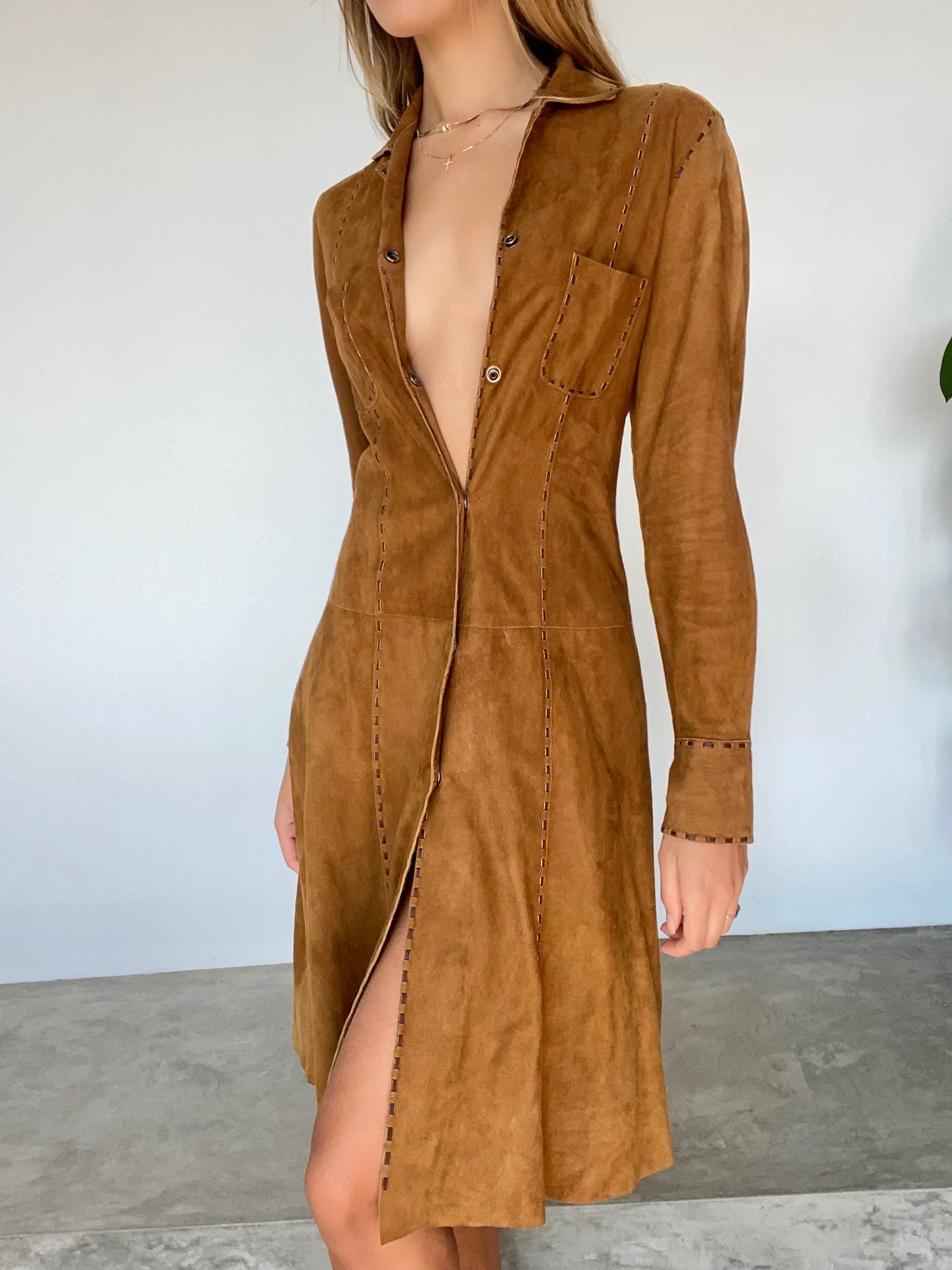 Vintage Suede dress villa amour vintage Vintage Suede dress villa amour vintage