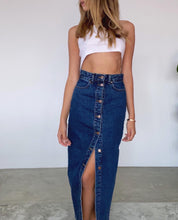 Load image into Gallery viewer, 90&#39;s Long Denim Skirt.
