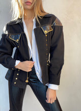 Load image into Gallery viewer, Vintage Cache Dark Denim Jacket.
