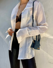Load image into Gallery viewer, GianFranco Ferre White Sheer Blouse
