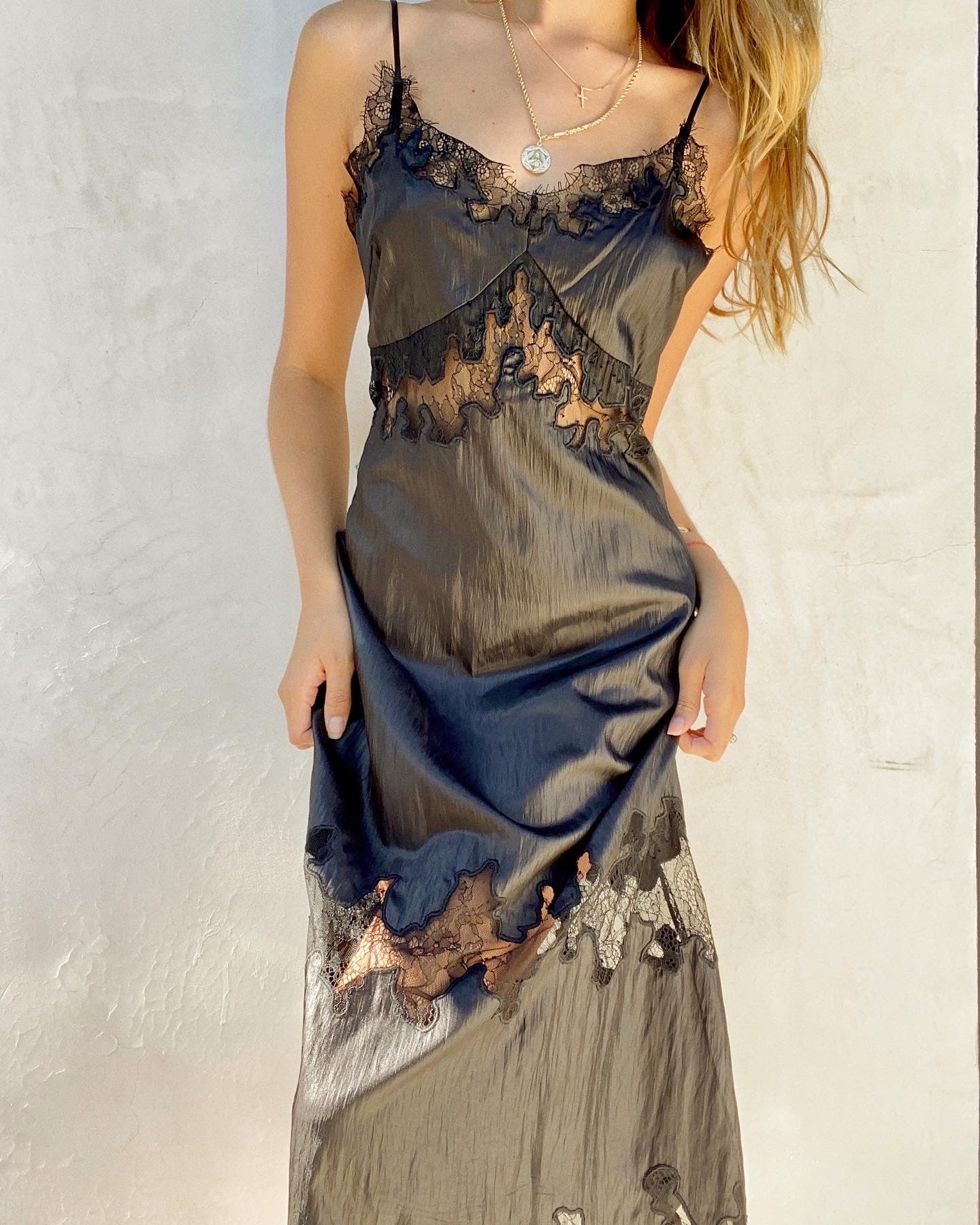Vintage Robert Rodriguez lace slip dress villa amour vintage Vintage Robert Rodriguez lace slip dress villa amour vintage