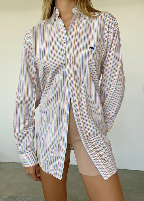 ETRO Milano oversized boyfriend button down