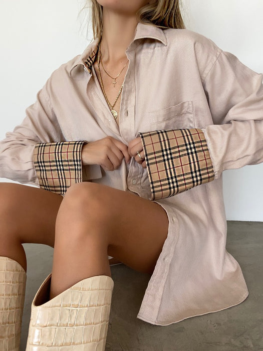 Vintage Burberry London Button Up