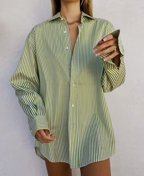 Etro Light Green Boyfriend Button Down
