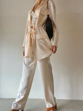 Load image into Gallery viewer, Genny 100% Silk Pant and Blazer Set

