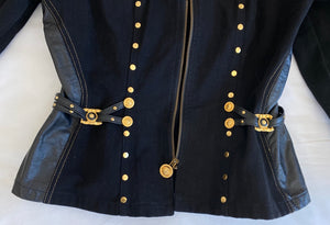 Vintage Cache Dark Denim Jacket.