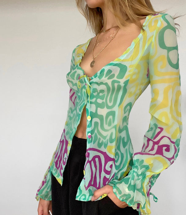 Christian Lacroix Silk Blouse