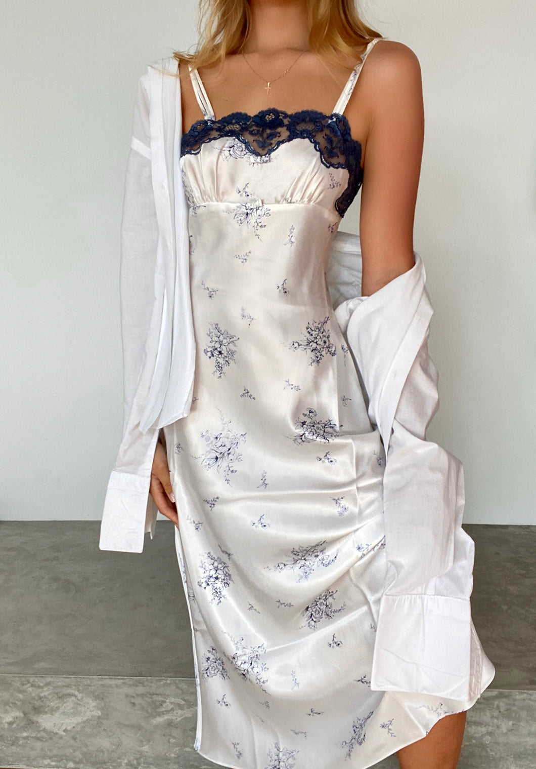 Vintage Oscar de la renta slip dress