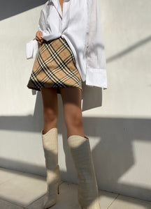 Vintage Burberry Mini Skirt