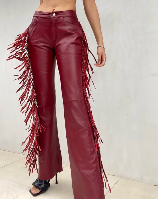 Vintage Leather Hot Pants