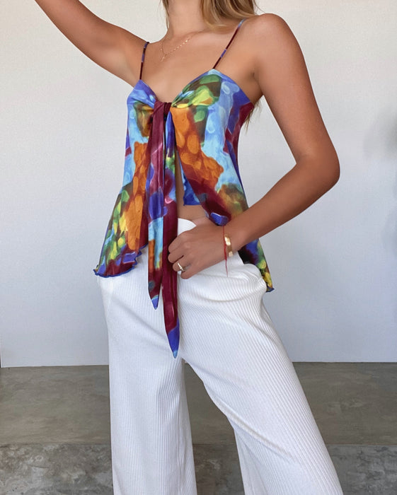 Sheri Bodell Butterfly top 100% Silk