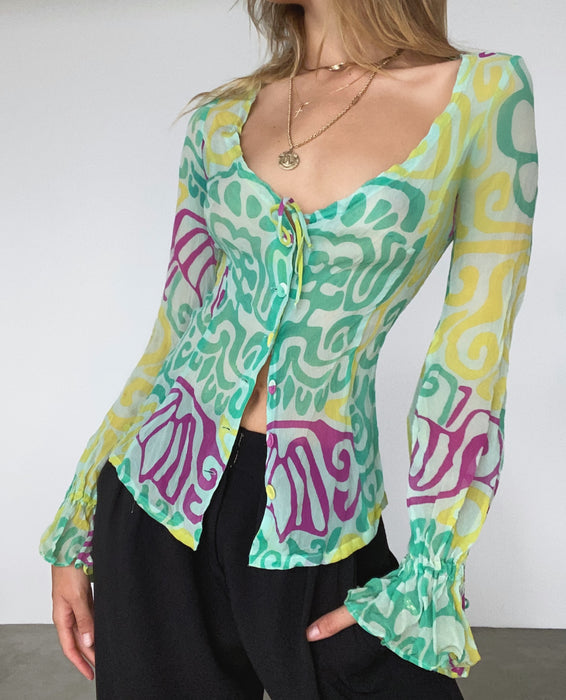 Christian Lacroix Silk Blouse