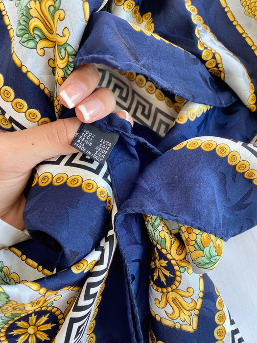 Italian silk multipurpose scarf