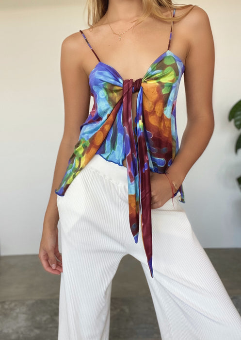 Sheri Bodell Butterfly top 100% Silk