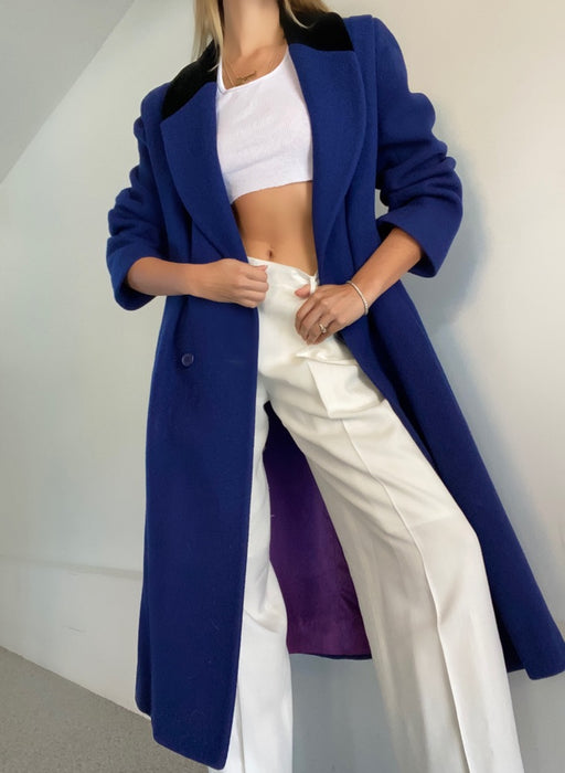 Vintage Long 100% Pure Wool Coat