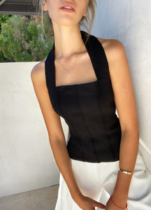 CHANEL WOOL BUSTIER