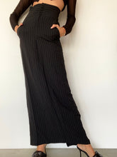 Load image into Gallery viewer, RARE Jean Paul Gaultier Femme Navy Blue Pin Stripe Skirt
