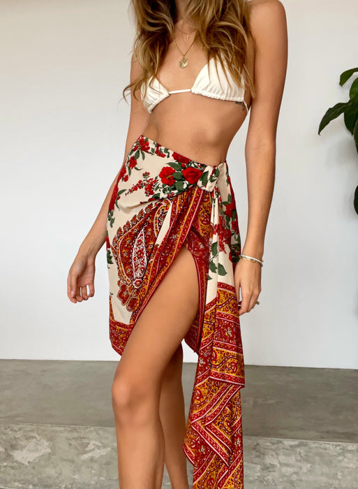 RARE 1990's Valentino Silk Skirt