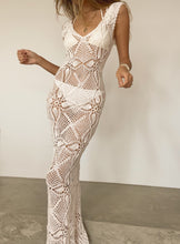Load image into Gallery viewer, Hand-knitted Vintage Crochet Dress
