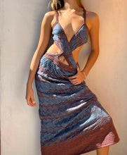 Load image into Gallery viewer, MISSONI Sexy Cutout Metallic Knit Dress
