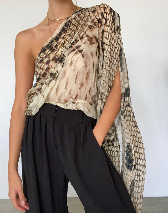 La Perla Multiway Silk Top