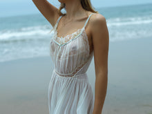 Load image into Gallery viewer, Vintage Sheer Off White Lace Slip
