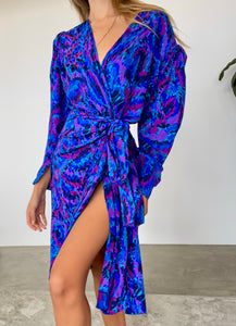 Vintage Yves Saint Laurent Silk Dress