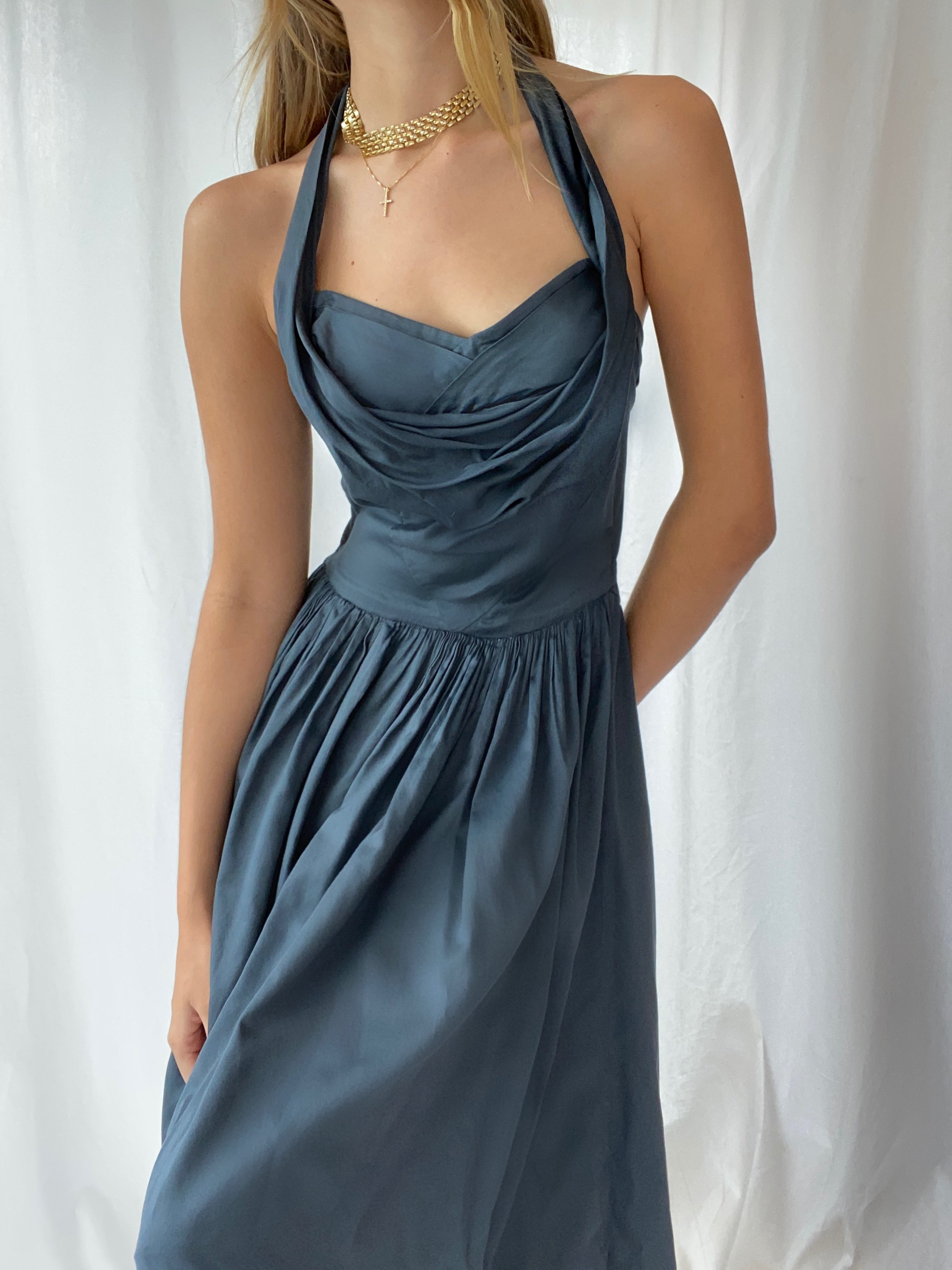 vivienne westwood dress Vintage Vivienne Westwood Halter Dress – villa amour vintage