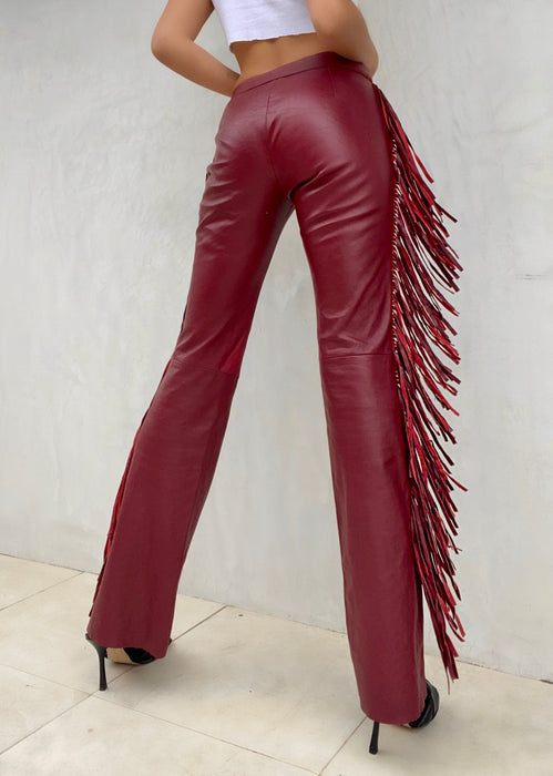 Vintage Leather Hot Pants